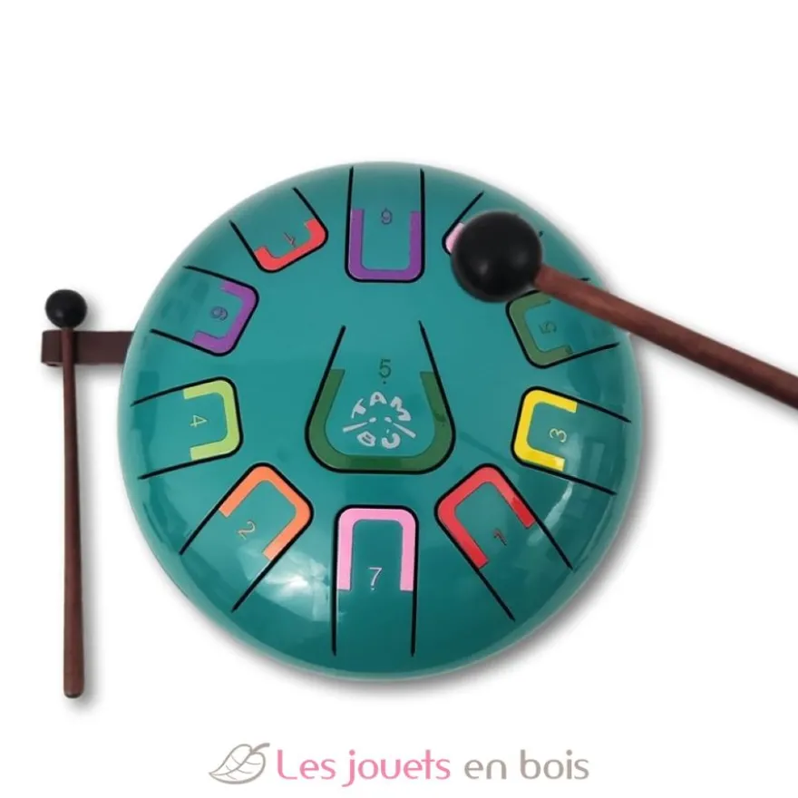 Tongue Drum 11 notes turquoise - Tambú