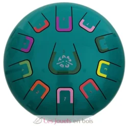Tongue Drum 11 notes turquoise - Tambú