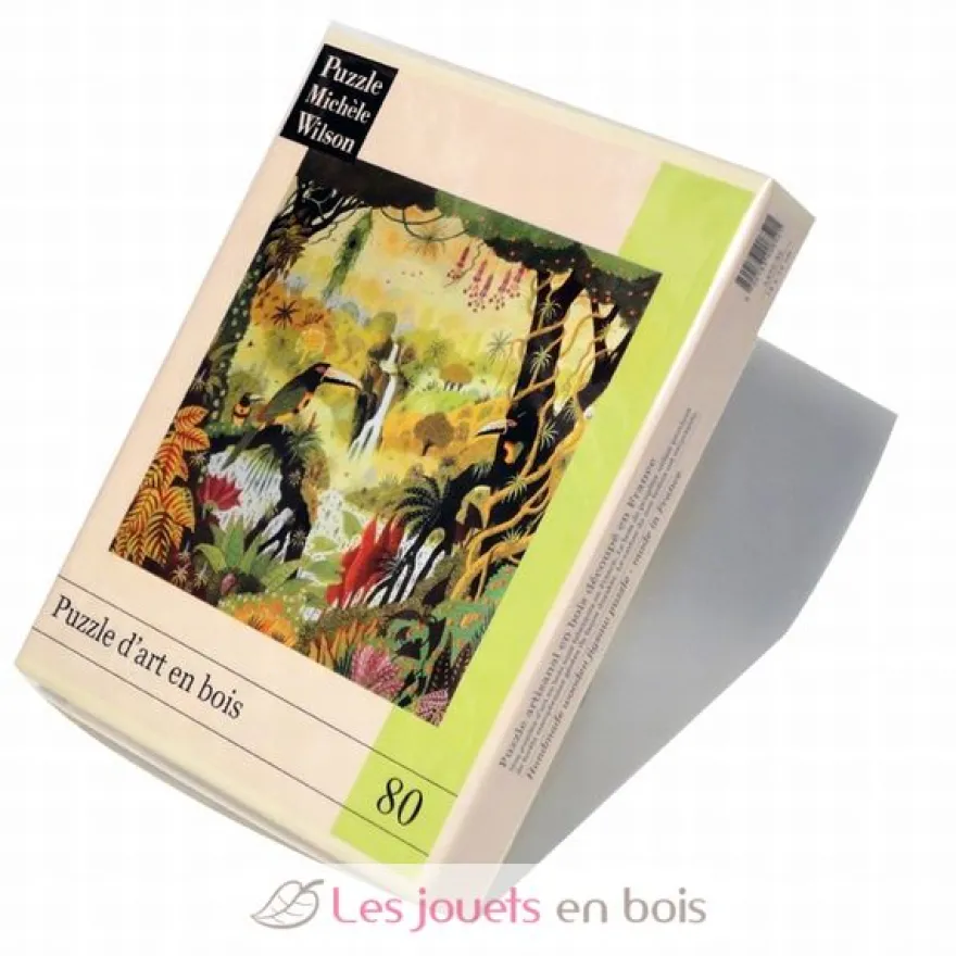 Toucans à la cascade - Puzzle Michèle Wilson