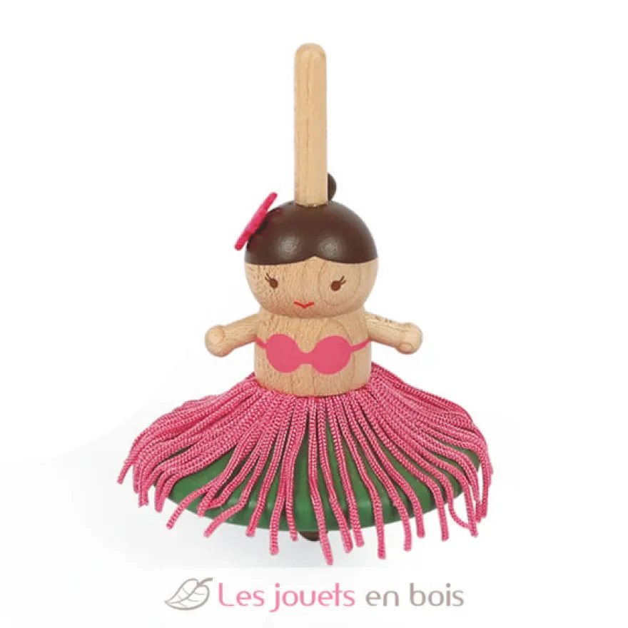 Toupie Danseuse rose - Solib
