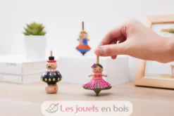 Toupie Danseuse rose - Solib