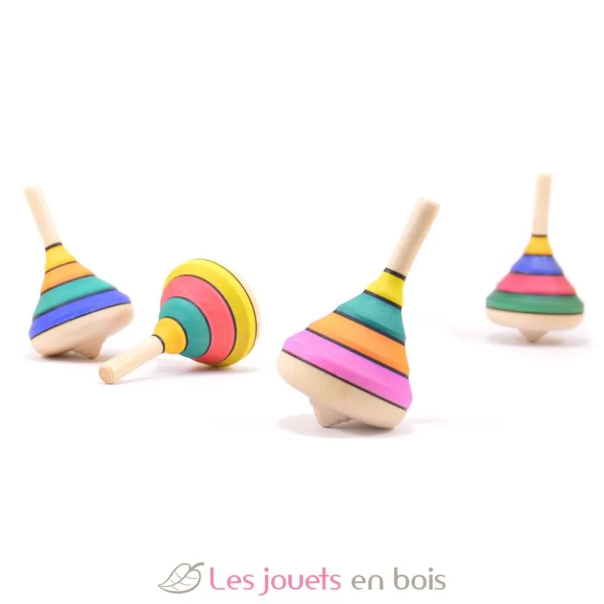 Toupie en bois Arlequin 38 mm - Mader