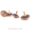 Toupie en bois Burlesque naturelle 48 mm - Mader