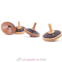 Toupie en bois Burlesque naturelle 48 mm - Mader