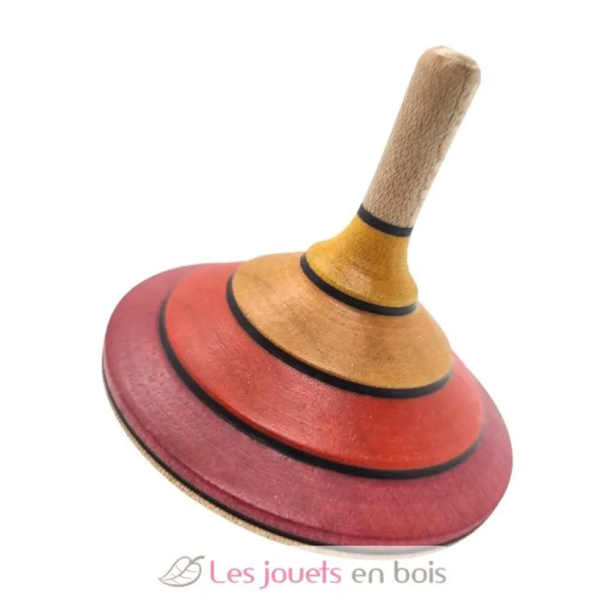Toupie en bois Flamenco rouge 58 mm - Mader