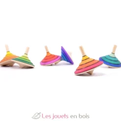 Toupie en bois Flamenco verte 58 mm - Mader