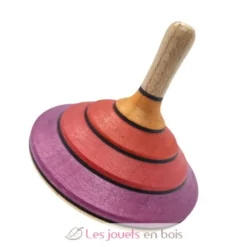 Toupie en bois Flamenco violette 58 mm - Mader