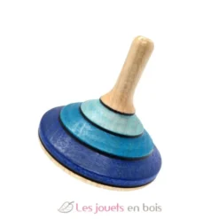 Toupie en bois Tango bleue 45 mm - Mader