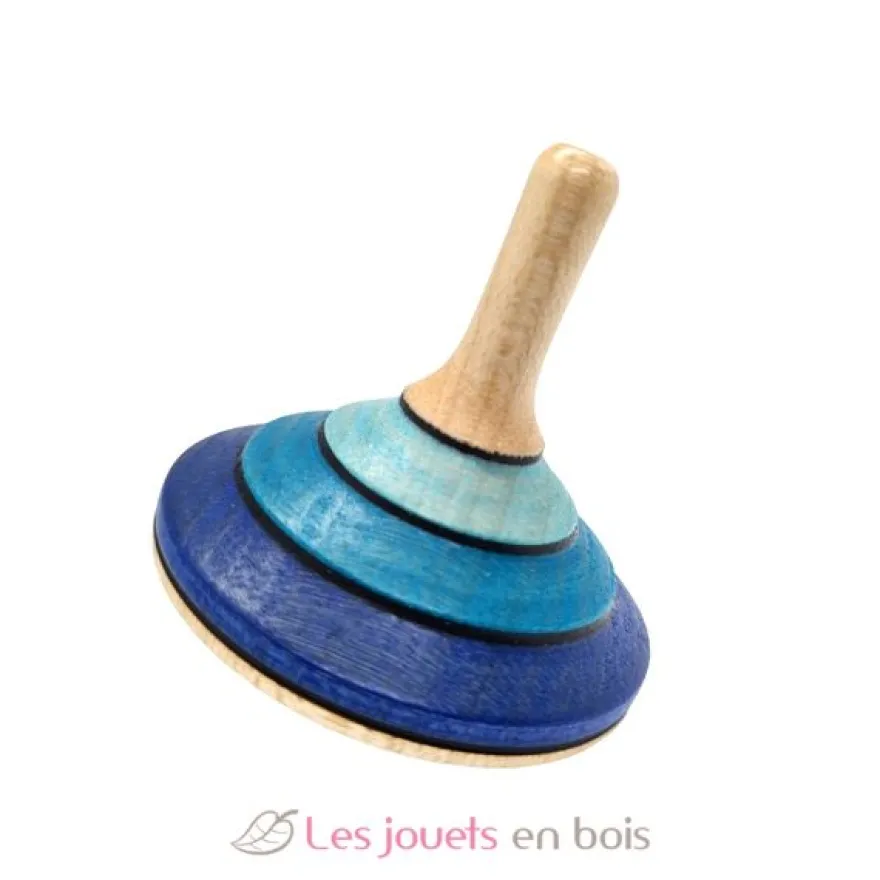 Toupie en bois Tango bleue 45 mm - Mader