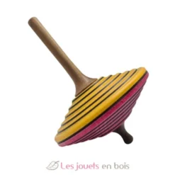 Toupie en bois Tukan orange framboise 75 mm - Mader