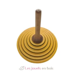 Toupie en bois Tukan orange framboise 75 mm - Mader
