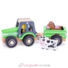 Tracteur avec remorque et animaux - New Classic Toys