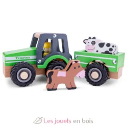 Tracteur avec remorque et animaux - New Classic Toys