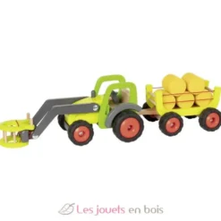 Tracteur avec remorque à foin - Goki