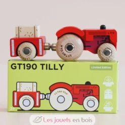 Tracteur en bois Tilly No 34 rouge - Le Toy Van