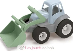 Tracteur pelleteuse en bioplastique vert - Dantoy