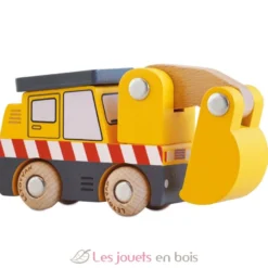 Tractopelle en bois Eddie No 37 jaune - Le Toy Van