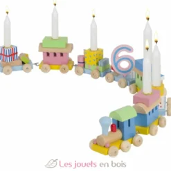 Train anniversaire 14 pcs - Goki