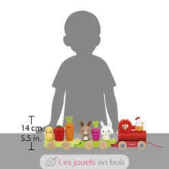 Train de la ferme à tirer - Janod