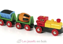 Train de marchandises avec lumière - Brio