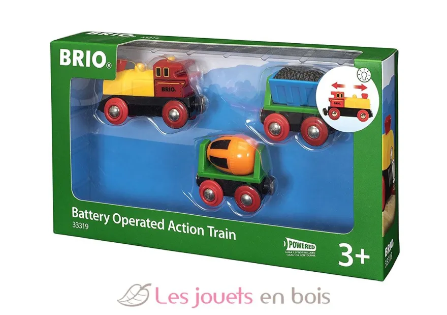 Train de marchandises avec lumière - Brio