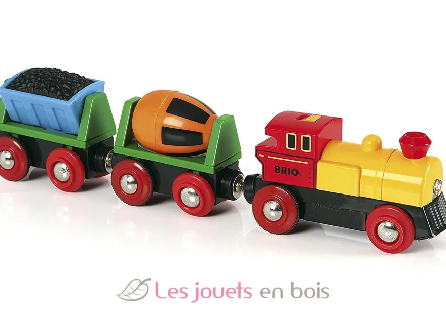 Train de marchandises avec lumière - Brio