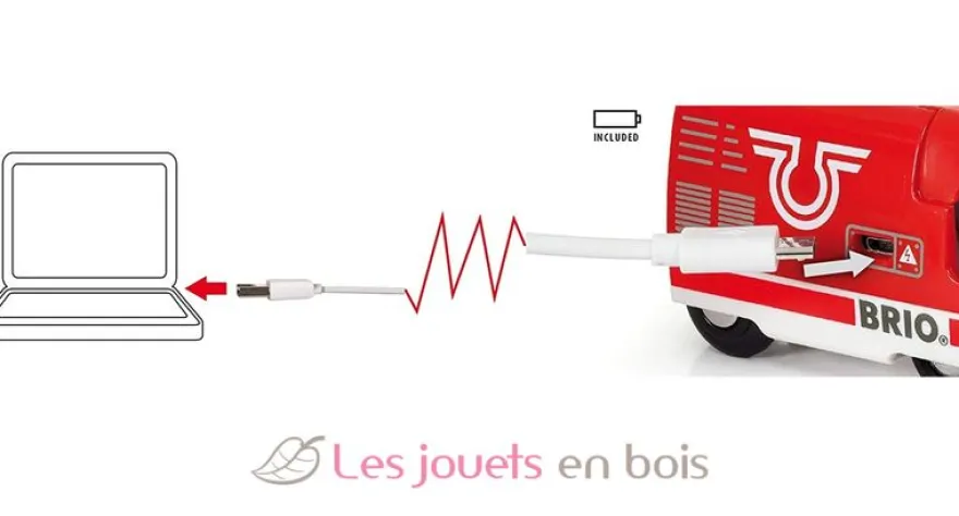 Train de voyageur rechargeable - Brio