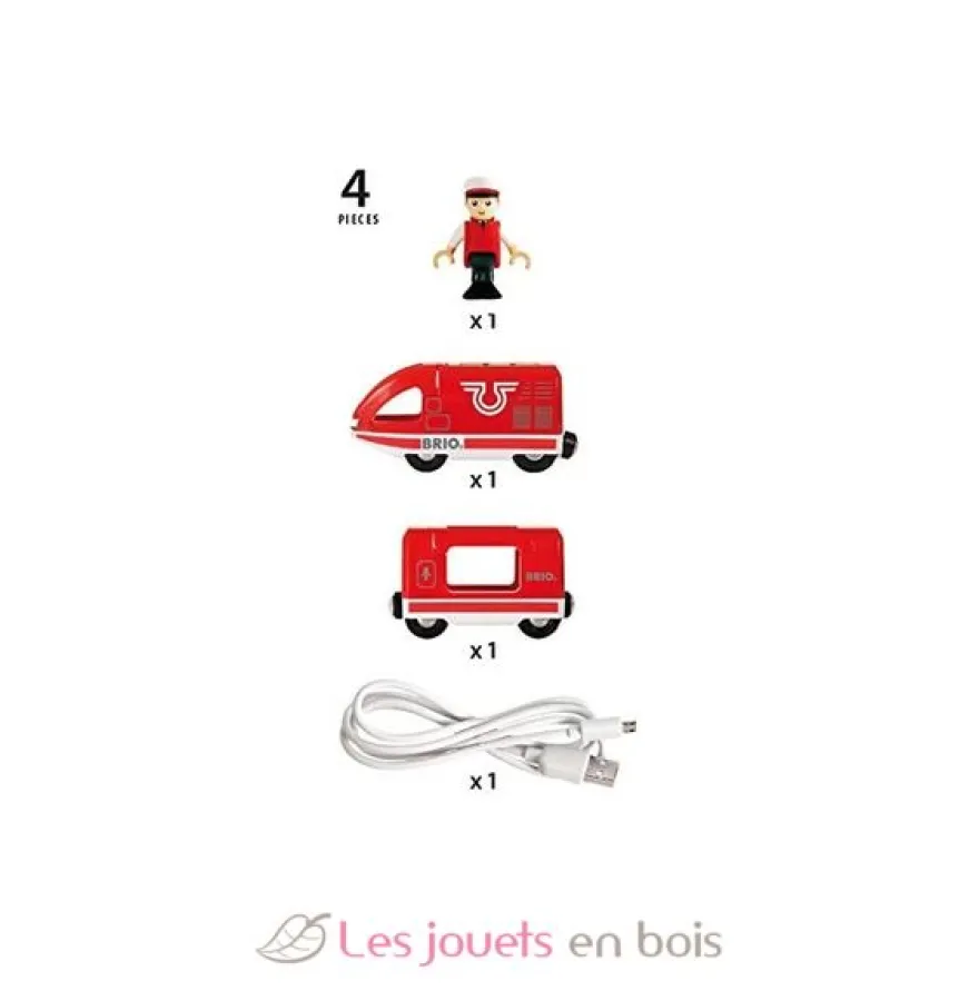 Train de voyageur rechargeable - Brio