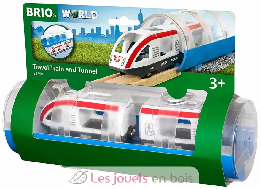Train de voyageurs et tunnel - Brio