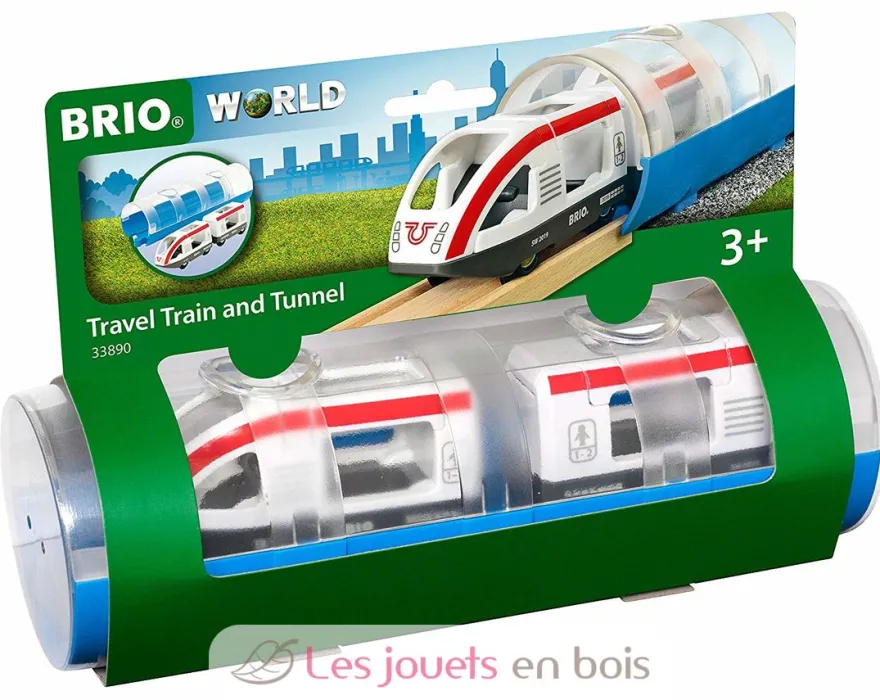 Train de voyageurs et tunnel - Brio