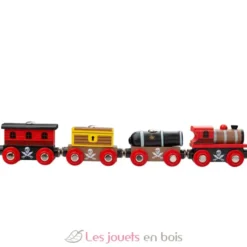 Train en bois Pirates - Bigjigs Toys