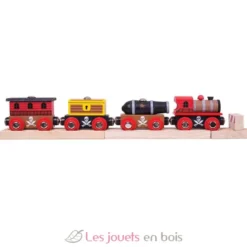Train en bois Pirates - Bigjigs Toys