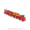 Train en bois Secours Incendie - Bigjigs Toys