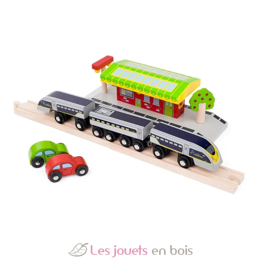 Train Eurostar e320 gris - Bigjigs