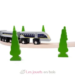 Train Eurostar e320 gris - Bigjigs
