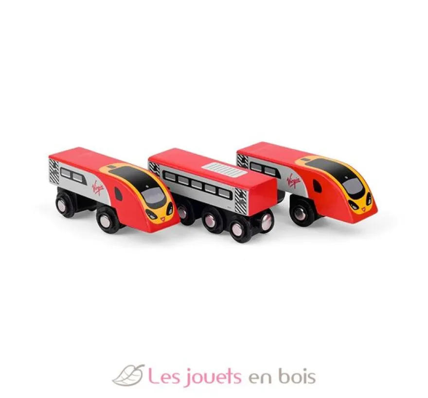 Train Virgin Pendolino - Bigjigs Toys