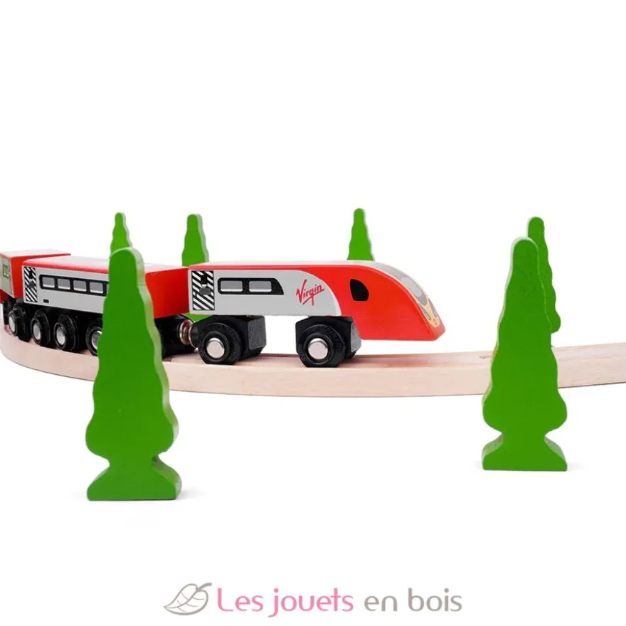 Train Virgin Pendolino - Bigjigs Toys