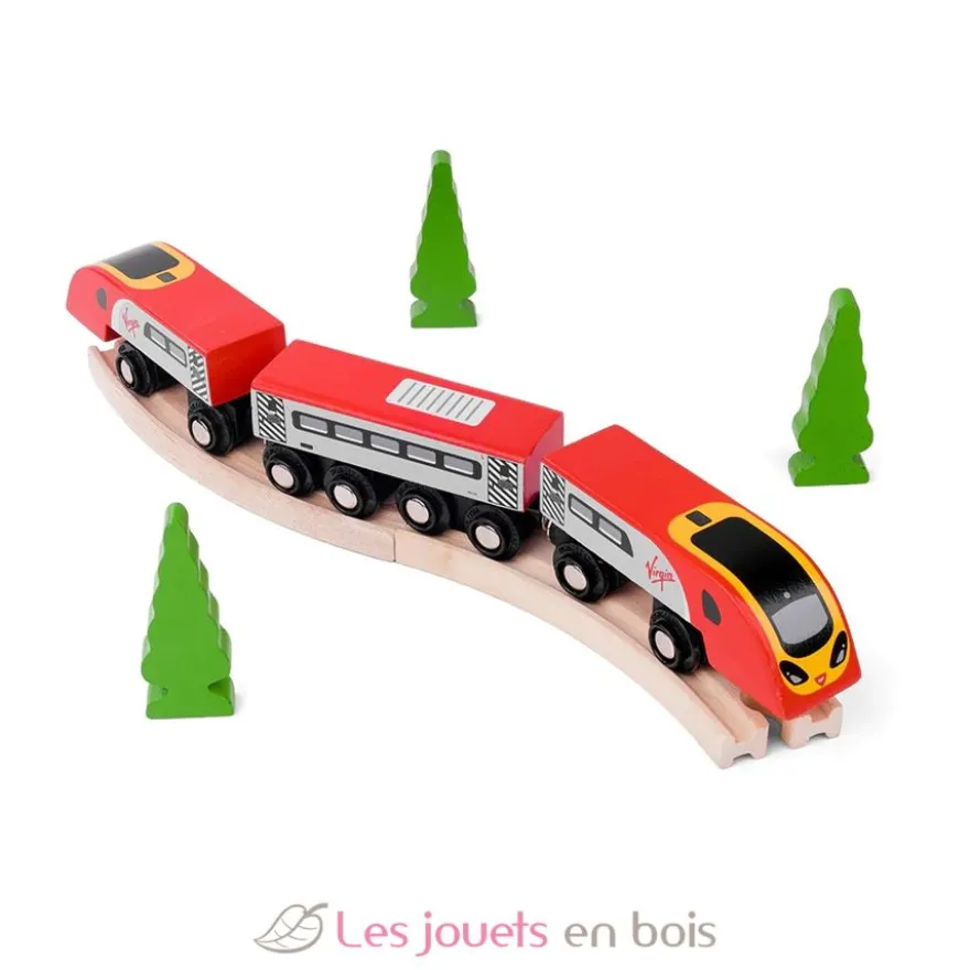 Train Virgin Pendolino - Bigjigs Toys