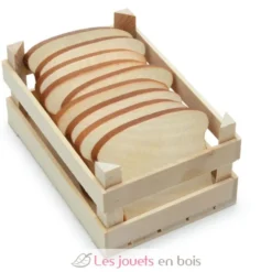 Tranche de pain de mie en bois - Erzi