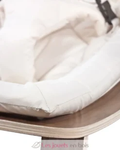 Transat bébé LEVO en noyer - Blanc - Charlie Crane