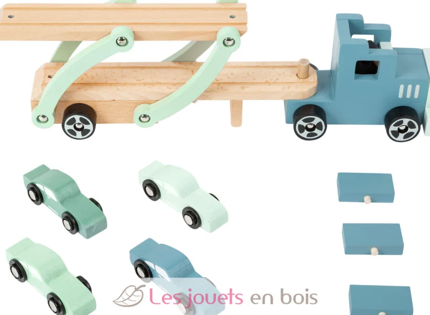 Transporteur de voiture Chicago pastel Small Foot Compagny