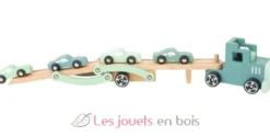 Transporteur de voiture Chicago pastel Small Foot Compagny