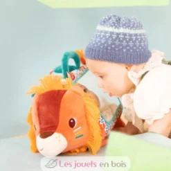 Triangle d'activités en tissu avec miroir Jack le lion - Lilliputiens