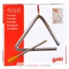 Triangle en métal 10 cm - Goki