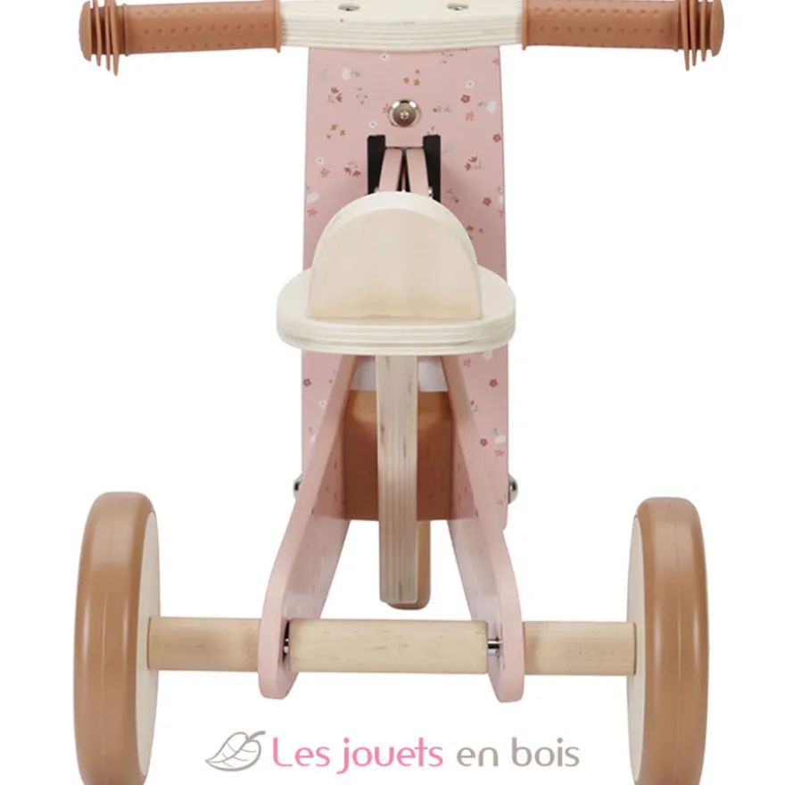 Tricycle en bois rose - Little Dutch