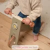 Tricycle en bois vert olive - Little Dutch