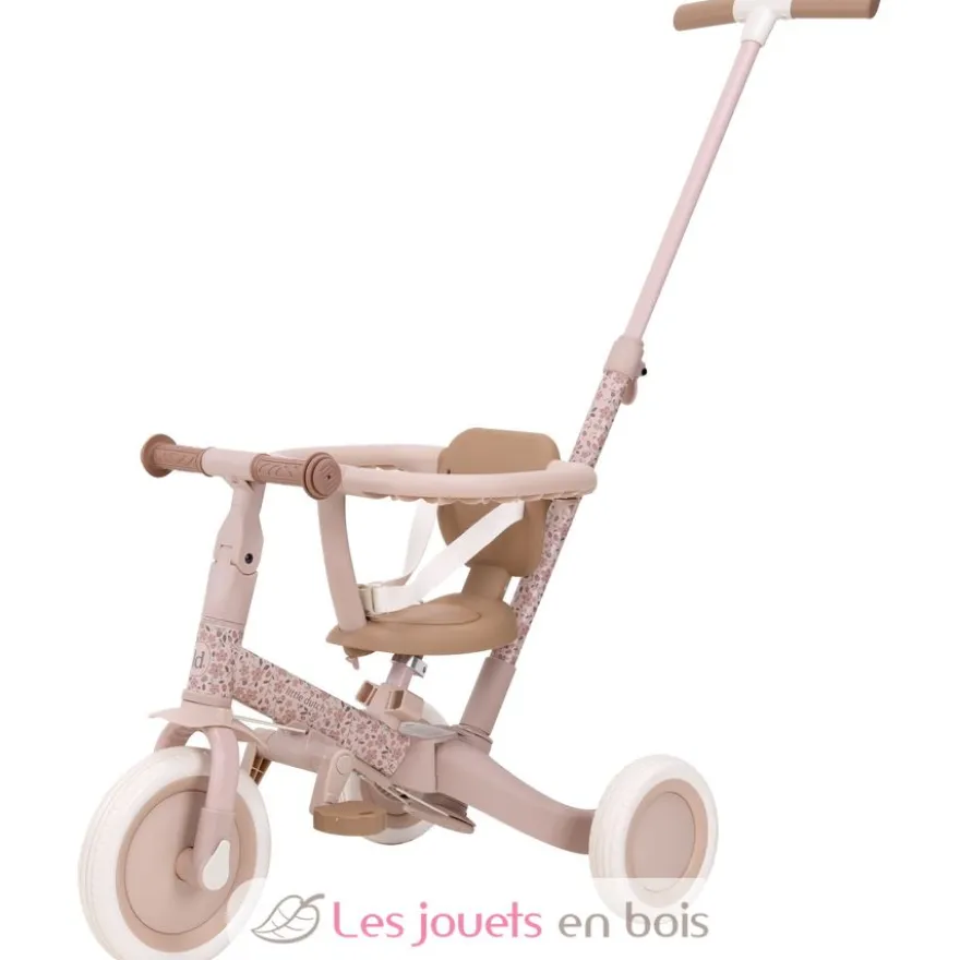 Tricycle 4 en 1 Fairy Floral rose - Little Dutch