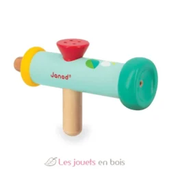 Trompette en bois Gioia verte - Janod