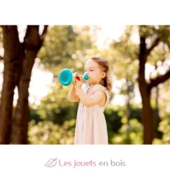 Trompette pixel interactif - Avec sons et lumières - Hape