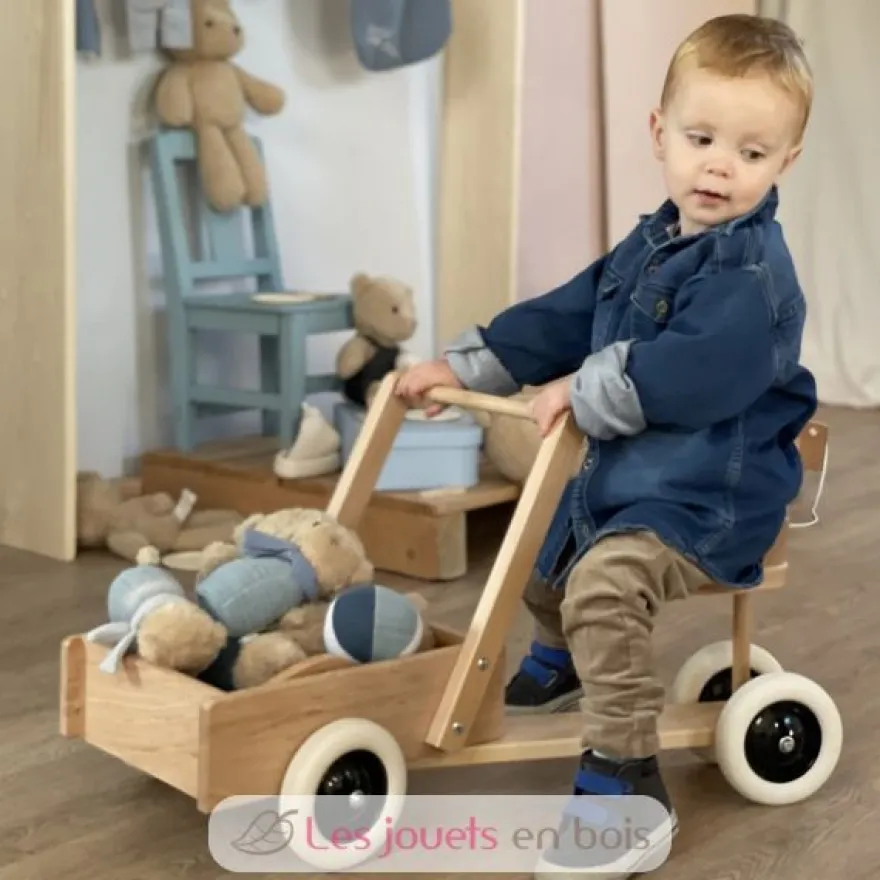 Trotteur avec bac en bois - Egmont Toys